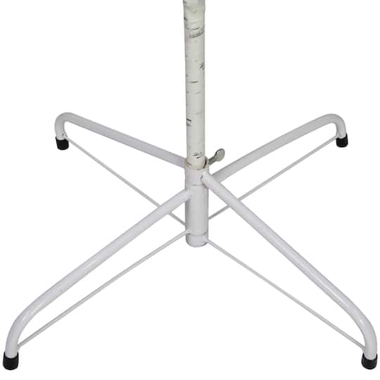 5ft. Pre-Lit White Birch Twig Artificial Christmas Tree, Cool White LED Lights